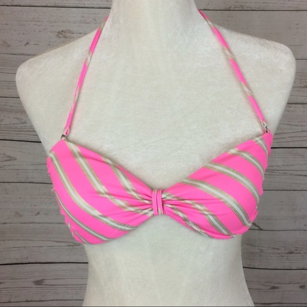 Victoria's Secret Striped Bikini Top